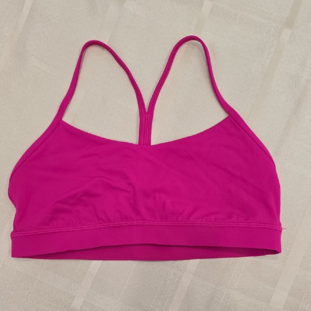 Lululemon Flow Y Bra Nulu  - Ripened Raspberry - Picture 4 of 5